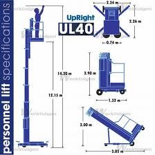 Rent a UL40 Personnel Lift from Fagan High Reach